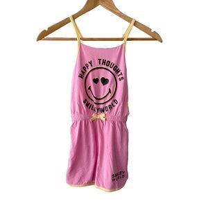 Smiley World Pink Kids Romper 7/8 years